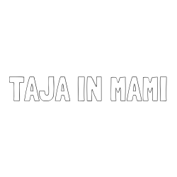 Online izdelana pobarvanka - Pobarvanka imena TAJA IN MAMI