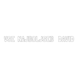 Online izdelana pobarvanka - Pobarvanka imena VSE  NAJBOLJŠEB   DAVID