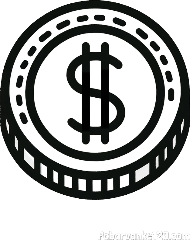Pobarvanka kovanca - USD (ameriški dolar)