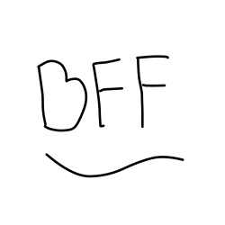 Pobarvanka za BFF